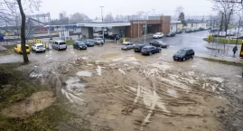 Co z budową parkingu przy dworcu PKP w Ciechanowie? Powstanie mniej miejsc niż planowano