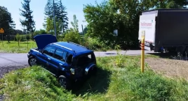 Niebezpieczne zdarzenie na drodze koło Ciechanowa