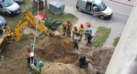 Kładli światłowód, uszkodzili przyłącze gazowe w Ciechanowie