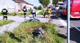 [AKTUALIZACJA] Wypadek koło Ciechanowa. Trwa akcja służb