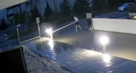 Uszkodził szlaban. Poszukuje go policja [wideo]