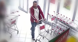 Złodziej grasował w markecie. Poszukuje go policja