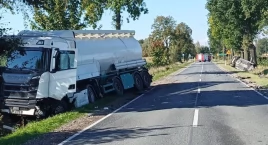 Z ostatniej chwili: Wypadek pod Ciechanowem. Droga j…