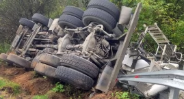 Gruszka w rowie po wymijaniu. Groźne zdarzenie na dr…