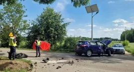 Koszmarny wypadek. Zginął młody motocyklista [zdjęcia]