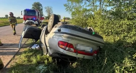 Miał zakrwawioną twarz, ukrył się w zbożu [zdjęcia]