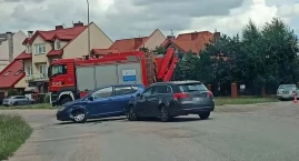 Pilne! Wypadek i zablokowana droga w Ciechanowie. Dw&hellip;