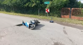 Nie zapanowała nad jednośladem i trafiła do szpitala&hellip;