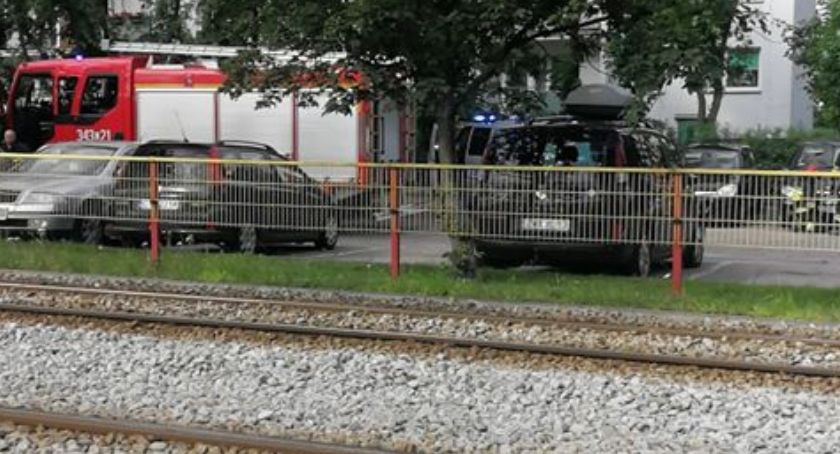 Poranna akcja strażaków na os. Na Skarpie [FOTO]