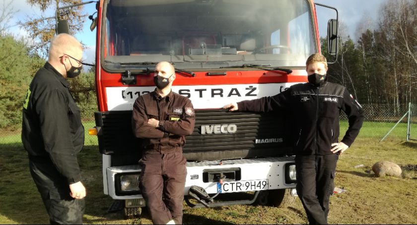 Wóz strażacki z gminy Obrowo trafił do Bydgoszczy 