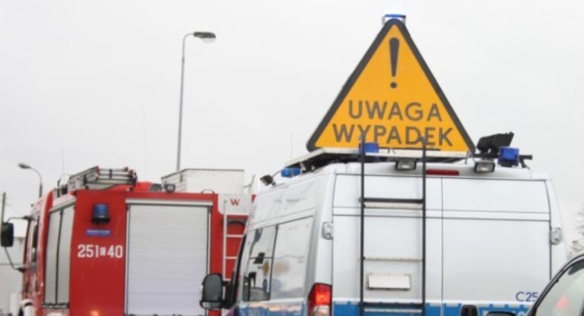 Uwaga kierowcy! Karambol na drodze w pobliżu Torunia