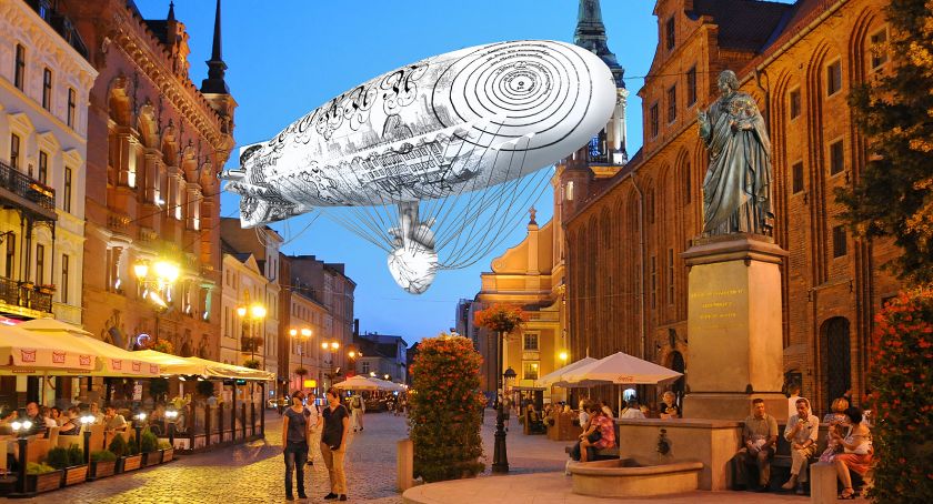 Na Rynku Staromiejskim w Toruniu pojawi się wielki sterowiec