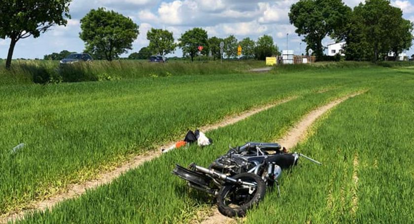 Tragedia pod Toruniem. Nie żyje 39-letni motocyklista