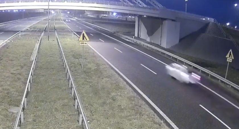 O krok od tragedii. Pędził pod prąd przez autostradę na odcinku Toruń - Włocławek