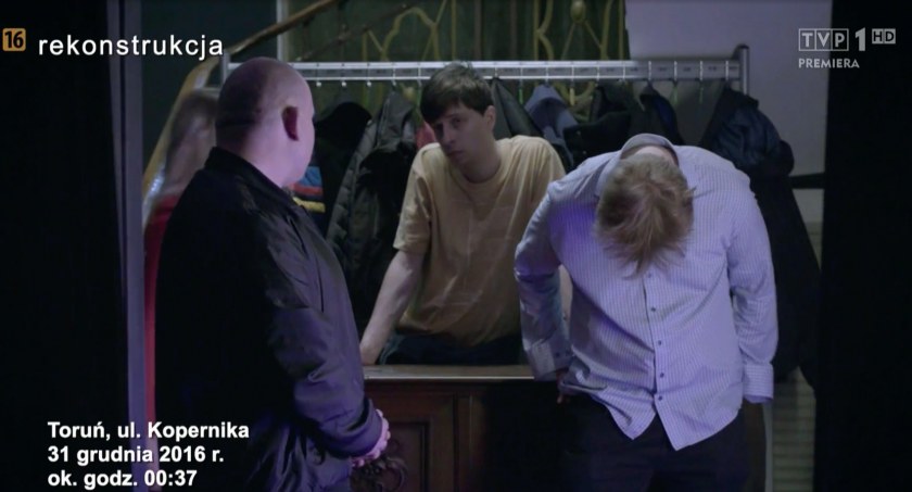 Rekonstrukcja zaginięcia Remigiusza Baczyńskiego z Torunia w TVP