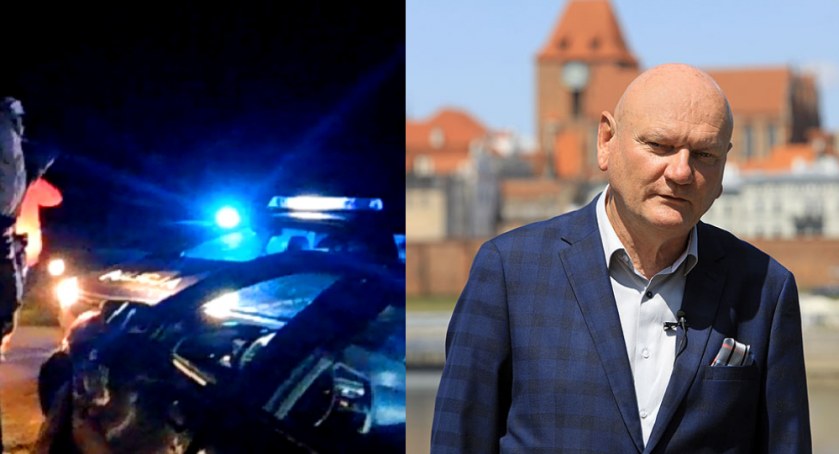 Poranny atak szaleńca. Stanowcza reakcja prezydenta Torunia