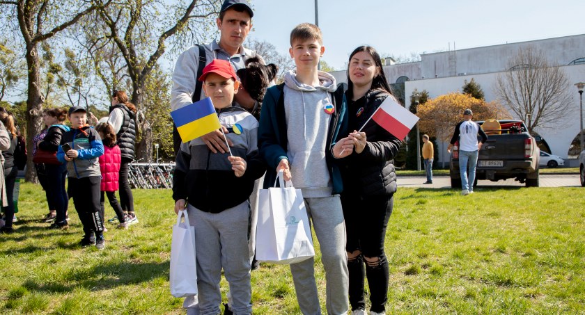 Tłumy na pikniku dla uchodźców w Toruniu