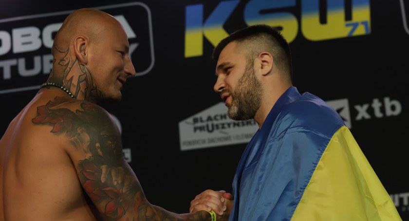 Ważenie przed galą KSW w Toruniu. Szpilka zdecydowanie cięższy od rywala