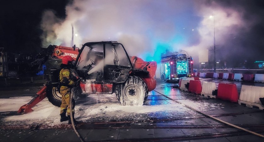 Nocny pożar w centrum Torunia. Zatrzymano chłopców…