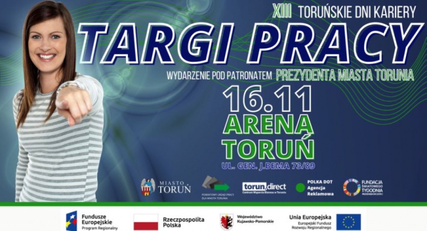 Targi Pracy w Toruniu - 500 ofert zatrudnienia i blisko 60 pracodawców