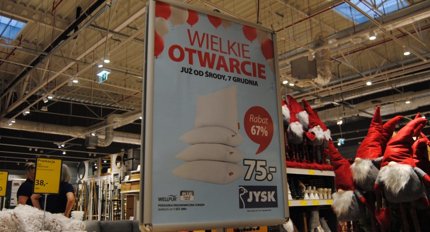 Nowy Jysk w Toruniu już otwarty. Praktycznie cały asortyment w promocji