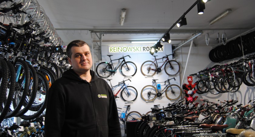Łukasz Reinowski - oto specjalista od rowerów w Toruniu