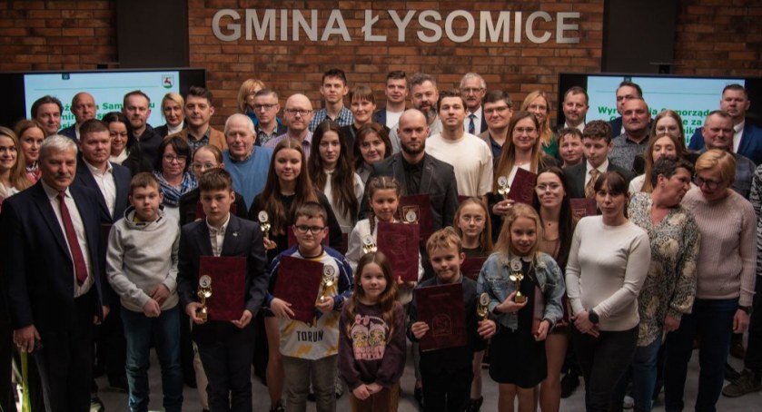 Gmina Łysomice nagrodziła utalentowanych sportowców