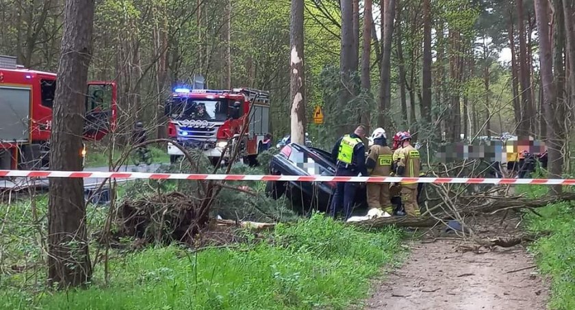 Śmiertelny wypadek pod Toruniem. Zginął 36-letni kierowca