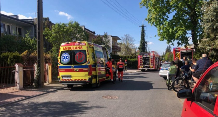 Groźny pożar w Toruniu. Ogień pojawił się w kuchni