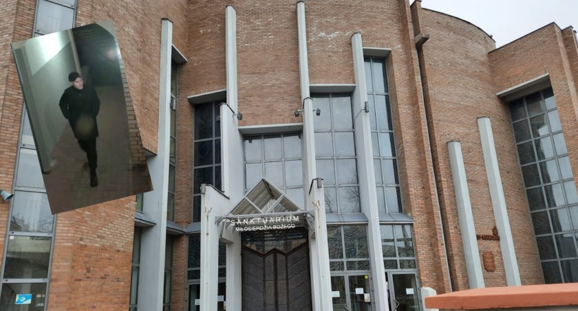 Młody mężczyzna zdewastował kościół w Toruniu. Rozpoznajesz go? [FOTO]