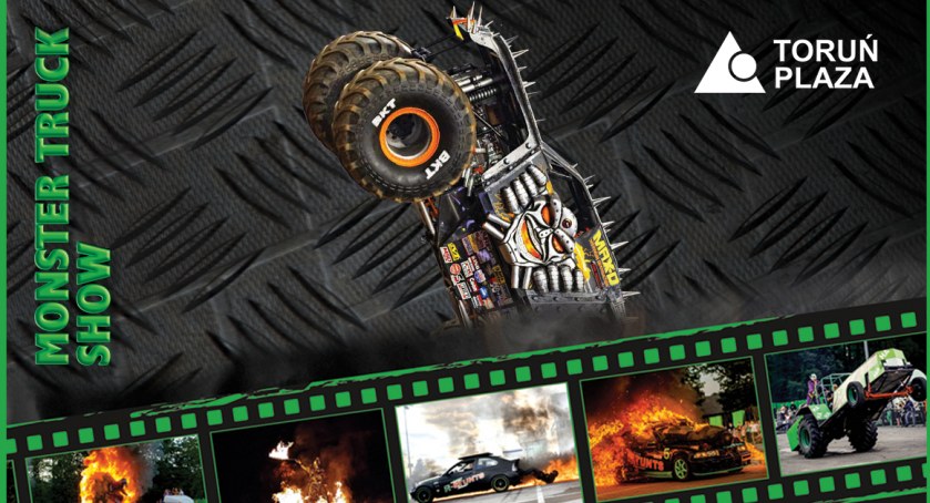Centrum Toruń Plaza zaprasza na pokazy Monster Truckowe