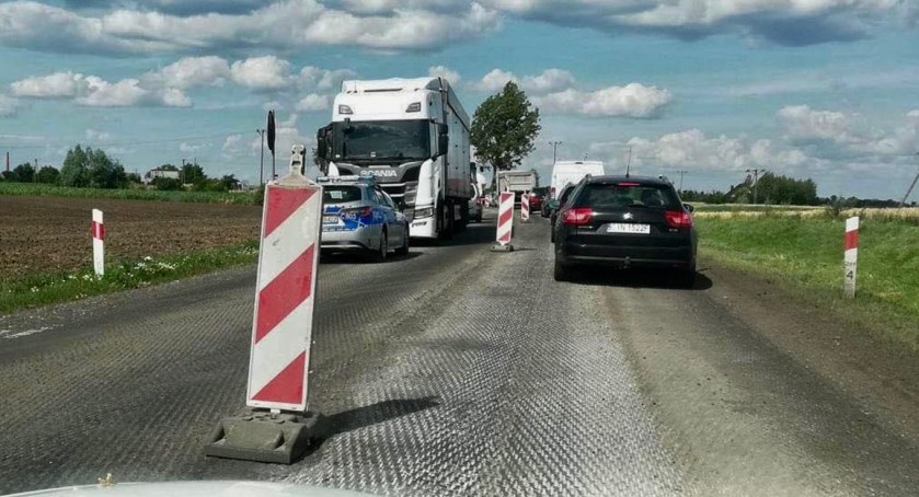 Utrudnienia na trasie do Torunia. Prace zakończą się pod koniec lipca