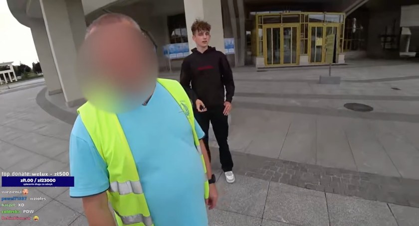 Patostreamer w kościele ojca Tadeusza Rydzyka. Ukradł stułę z konfesjonału [WIDEO]