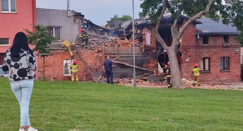 Potężny wybuch gazu pod Toruniem. Zawaliła się część budynku [FOTO]