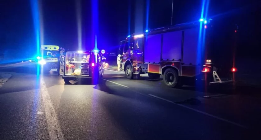 Śmiertelny wypadek pod Toruniem. Droga jest całkowicie zablokowana