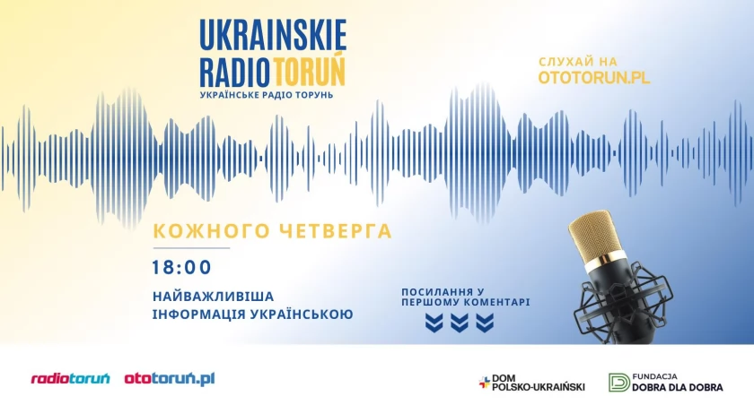 Serwis informacyjny w języku ukraińskim w Radiu Toruń | 02.11.2023 r.