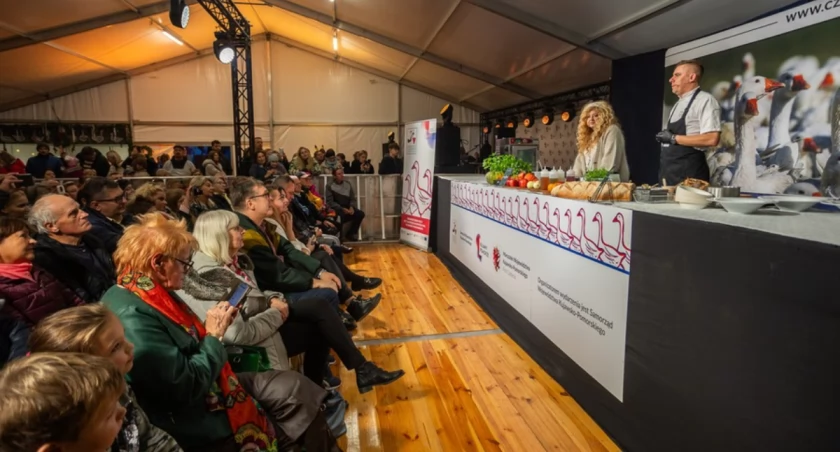 Magda Gessler na jarmarku pod Toruniem. Gwiazda zaprezentowała popisowe danie