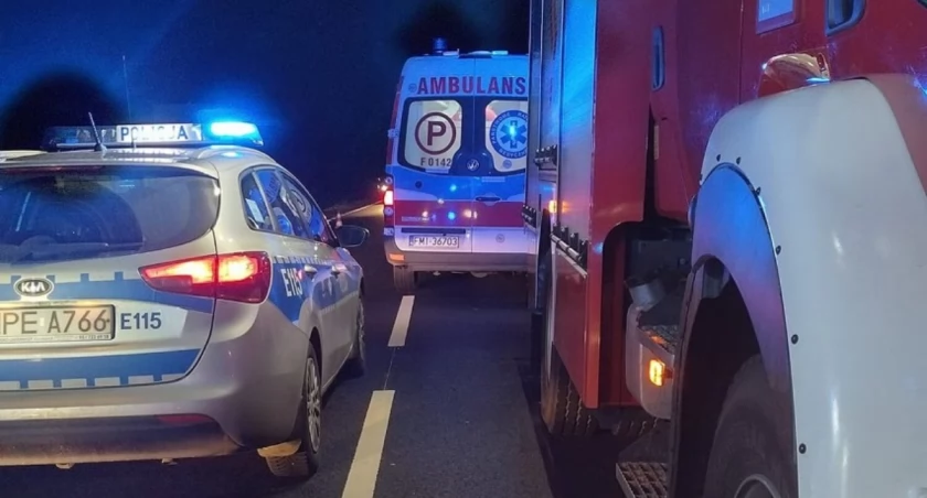 Poważny wypadek pod Toruniem. Droga całkowicie zablokowana