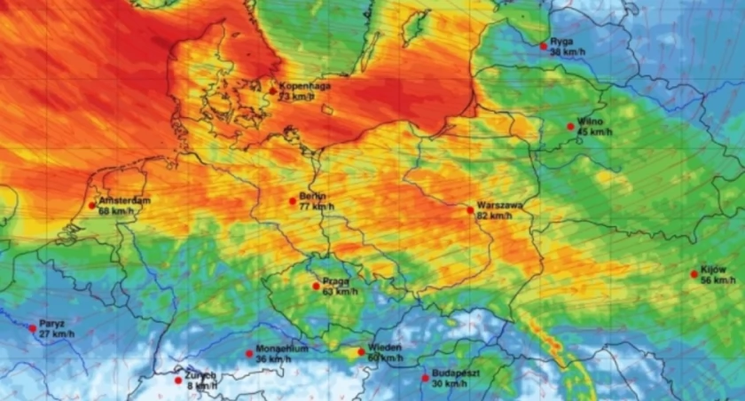 Alert IMGW dla Torunia. Do Polski nadciąga cyklon Niklas
