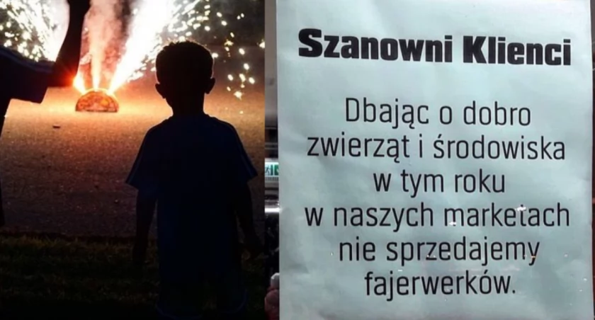 Koniec z fajerwerkami. Market w Toruniu zrezygnował ze sprzedaży pirotechniki