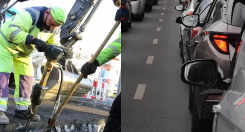 Przebudowa drogi w Toruniu z kilkumiesięcznym poślizgiem. Kierowcy tracą cierpliwość