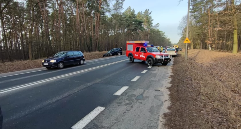 Wielki korek po karambolu pod Toruniem. Wpadło na siebie pięć aut