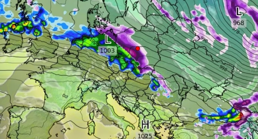 Cyklon Loki popsuje pogodę w Toruniu. Jedno zjawisko szczególnie niepokoi