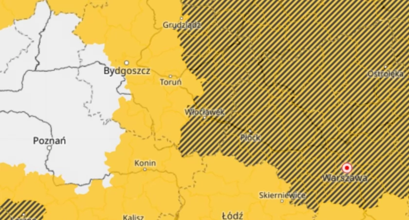 IMGW opublikował żółty alert dla Torunia. To będą niespokojne godziny
