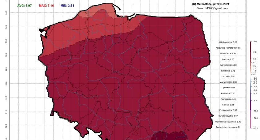 Toruń z rekordowymi danymi. IMGW zaznaczył nas na czerwono