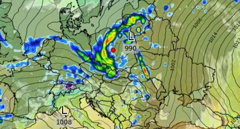 Uderzenie ciepła w Toruniu. Niż Matylda zaburzy nam spokój