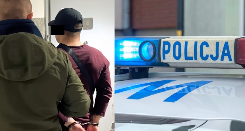 Akcja kryminalnych w centrum Torunia. Zatrzymano młodego mężczyznę