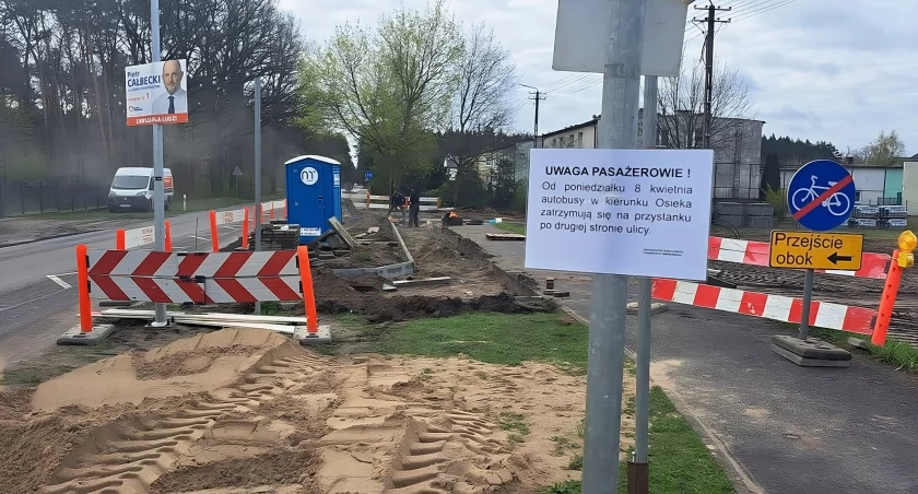 Ruszyła budowa marketu pod Toruniem. Przystanek MZK zostanie przeniesiony