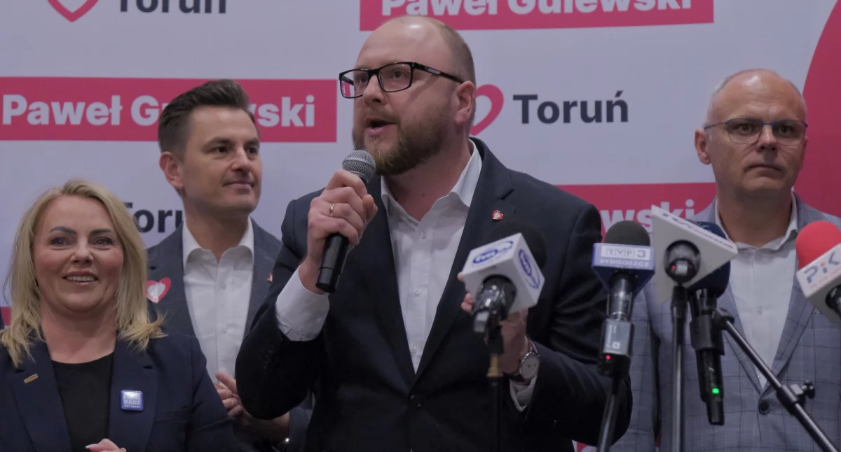 Toruń ma nowego prezydenta! Paweł Gulewski wygrywa z ogromną przewagą
