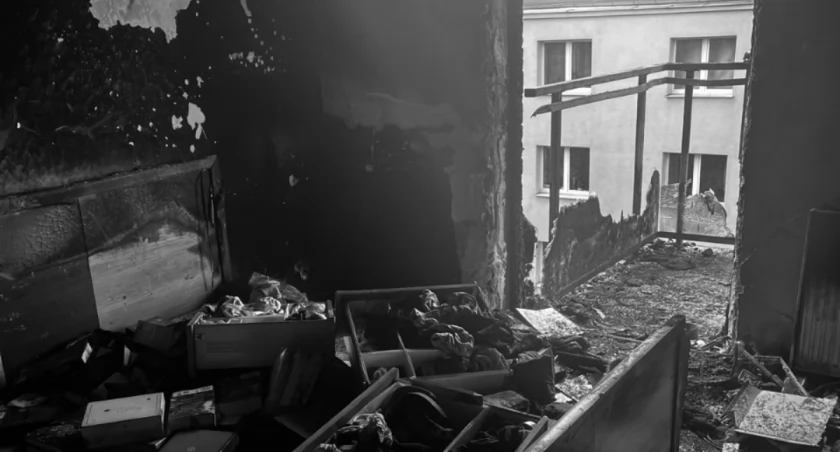 Tragedia rodziny w Toruniu. Pożar zniszczył ich mieszkanie 